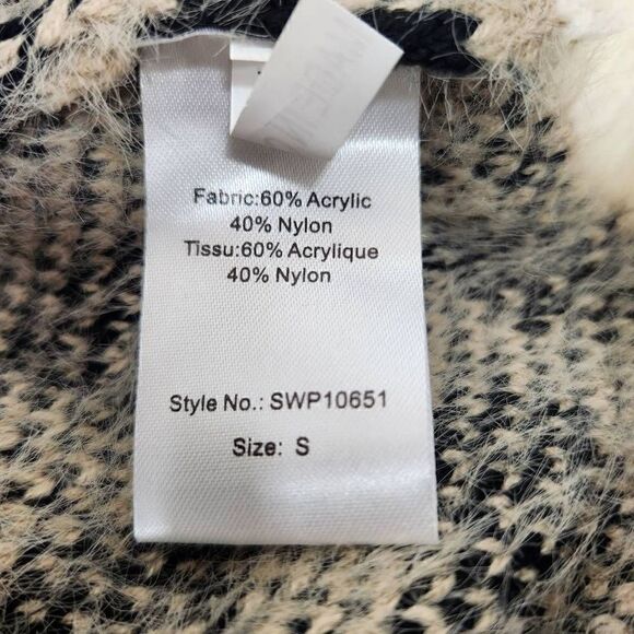 Elan animal colorblock sweater size Small - Picture 8 of 9